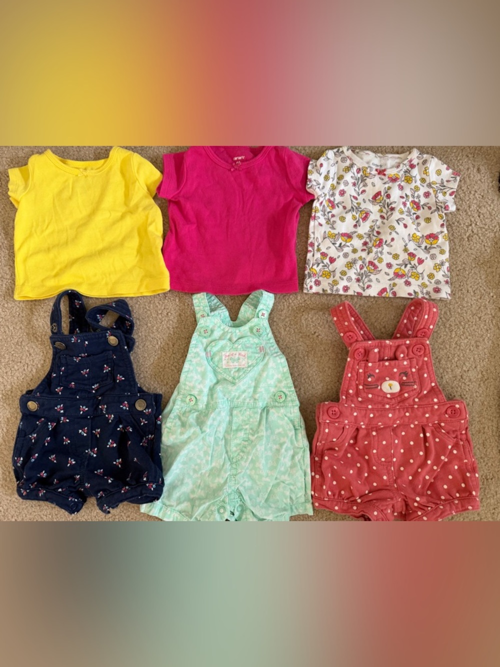 Carter's Overalls with Tee